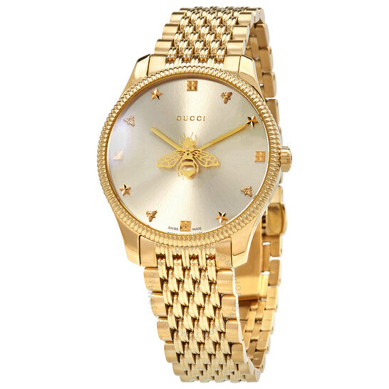 GUCCI | G-Timeless Quartz Silver | 36MM | Dial Ladies Watch |YA1264155