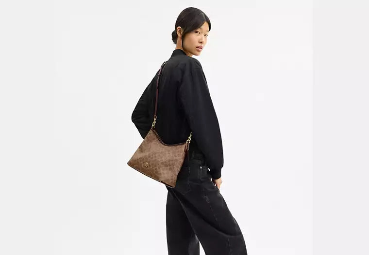Coach Laurel Shoulder Bag In Signature Canvas