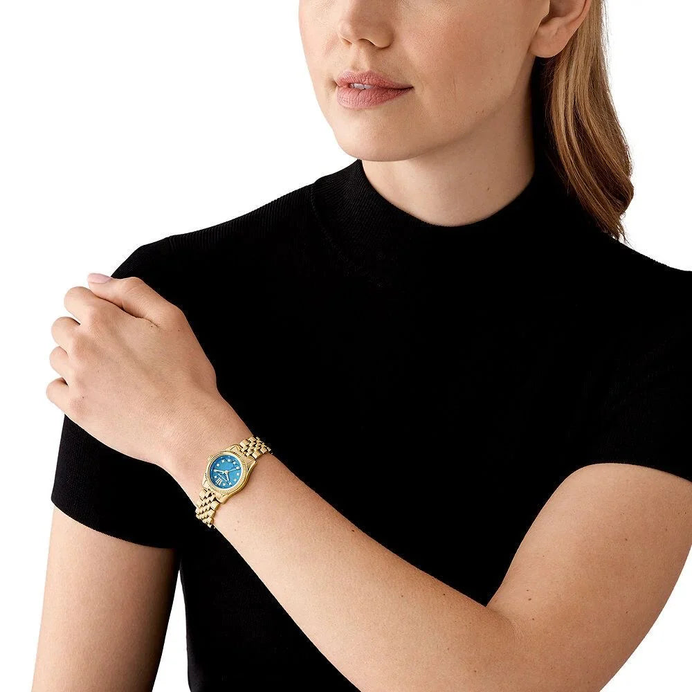 Michael Kors Petite Lexington MK4813 - Women's Gold-Tone Steel Watch