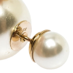 Dior Tribal pearl earrings