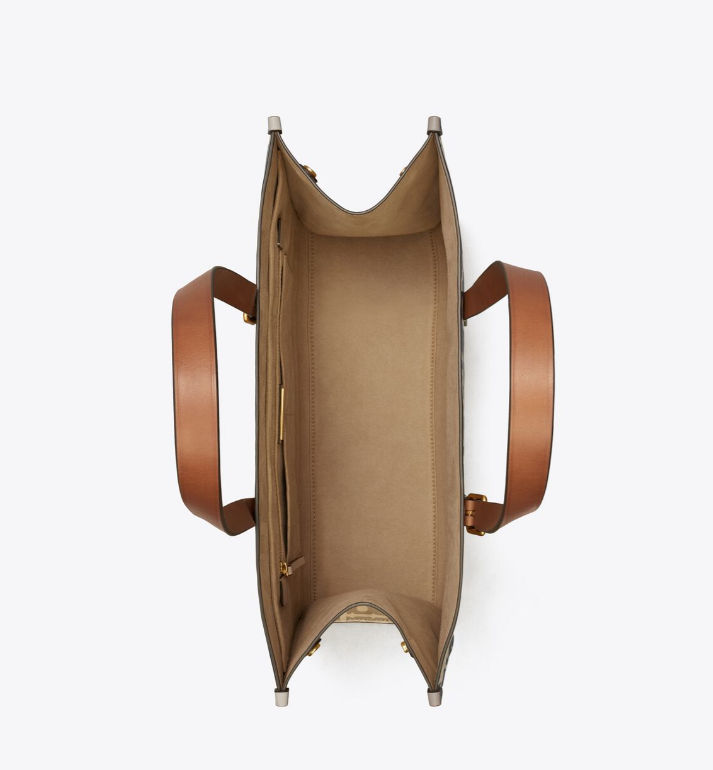 Tory Burch Large T Monogram Contrast Embossed Tote bag