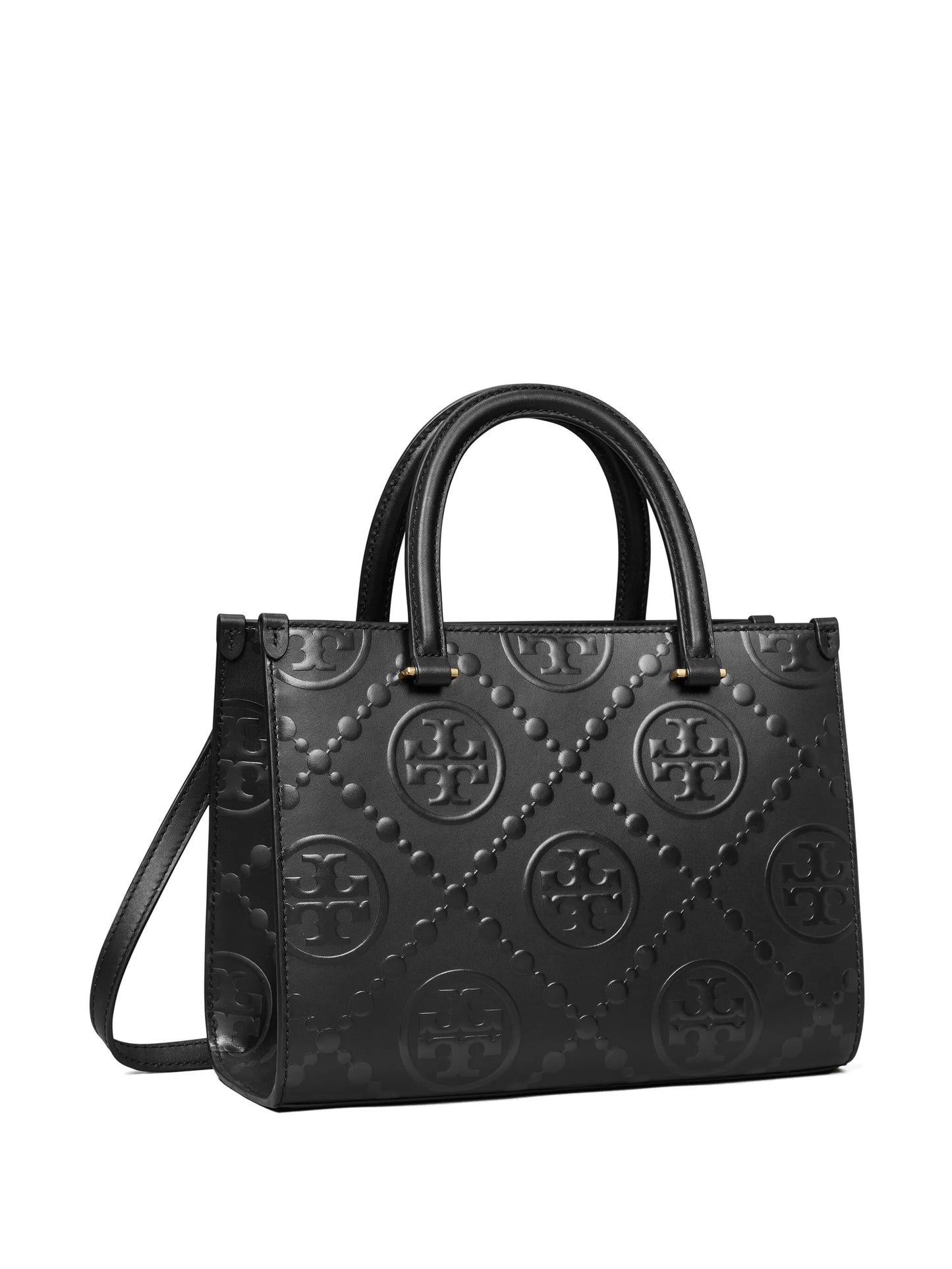 Tory Burch T MONOGRAM TOP-HANDLE EMBOSSED TOTE Medium