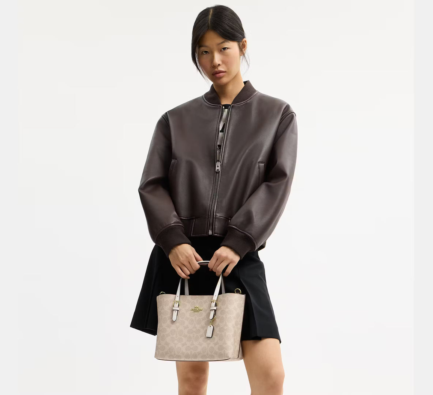 Coach Mollie Tote Bag 25 In Signature Canvas