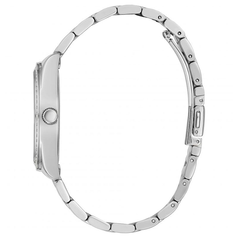 Guess Women’s Quartz Silver Stainless Steel Blue Dial 36mm Watch GW0307L1