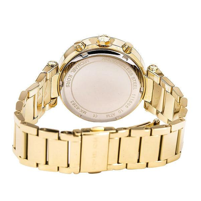 Michael Kors Women’s Quartz Gold Stainless Steel Blue Dial 39mm Watch MK6262