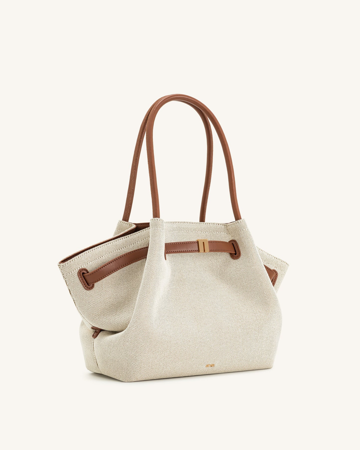 Jw Pei Hana Medium Tote Bag - Brown Canvas