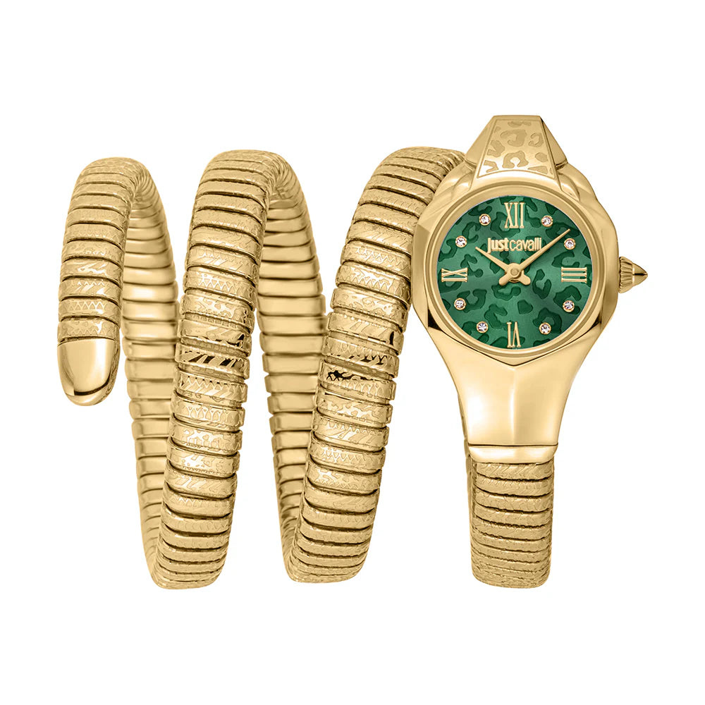 Just Cavalli Reptilia Gold Green jc1l271m0035