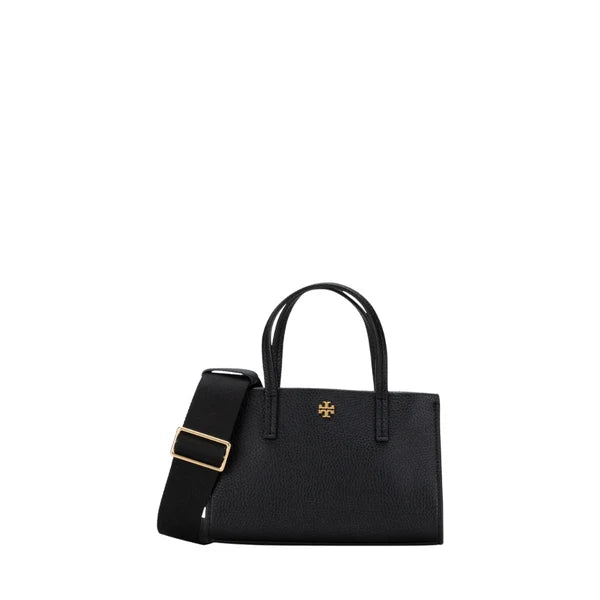 Tory Burch Mini Thea Convertible Crossbody Tote – Black Pebbled Leather