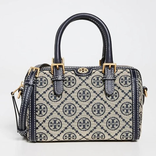 TORY BURCH | PETITE T MONOGRAM jacquard barrel bag