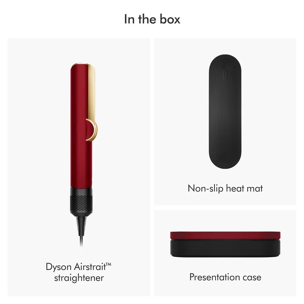 Dyson - Airstrait Straightener in (Red Velvet/Gold)