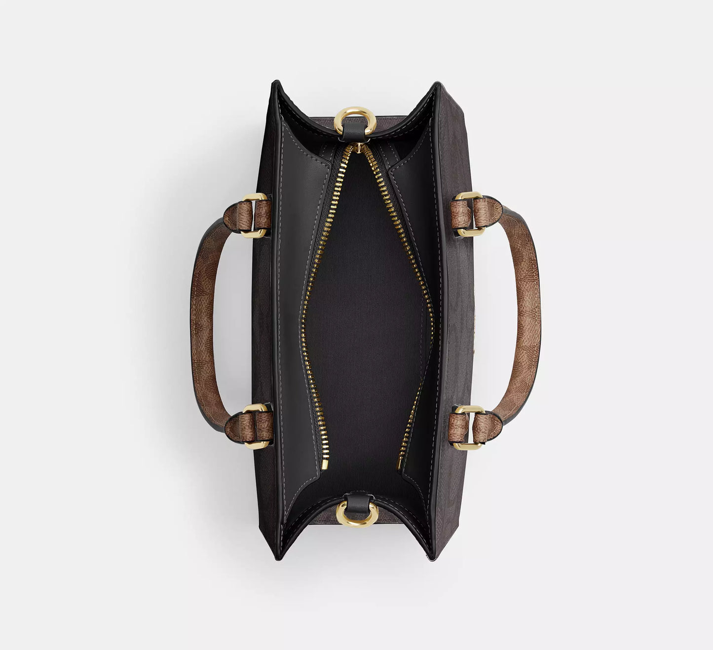 Coach Maggie Small Tote Bag In Blocked Signature Canvas