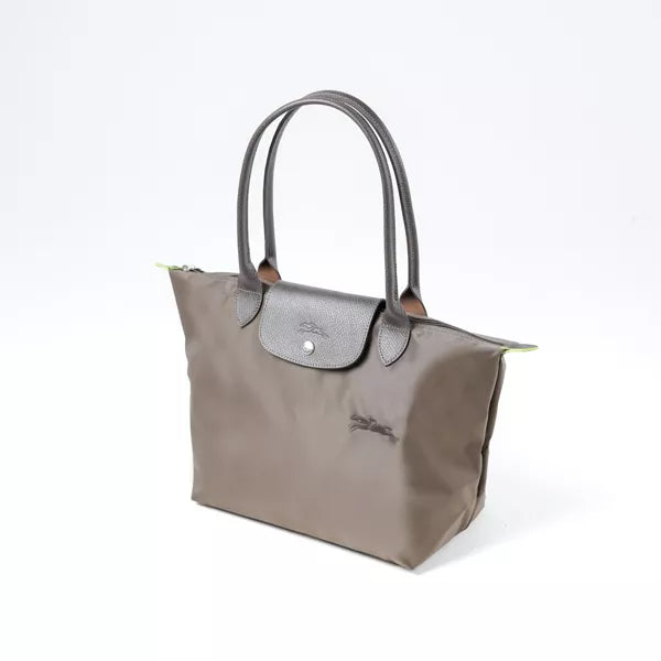 LONGCHAMP LE PLIAGE CLUB LONG HANDLE TERRE TAUPE TOP HANDLE BAG MEDIUM