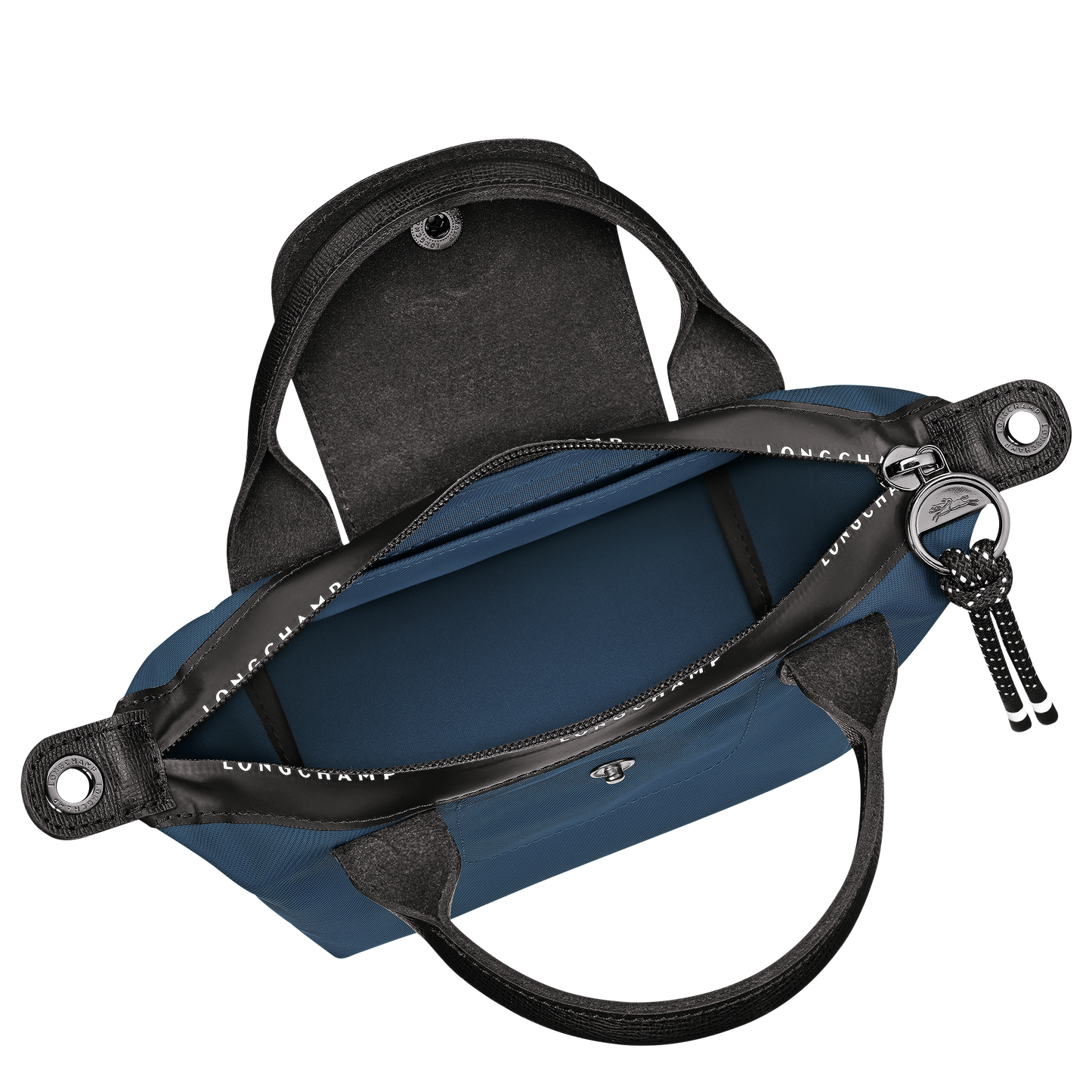 Long Champ Le Pliage Energy XS Handbag Ink blue - Recycled canvas