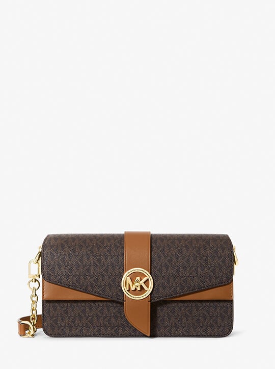 Michael Kors Greenwich Medium Logo Shoulder Bag