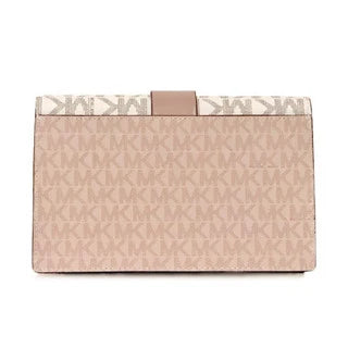 Michael Kors Charm Medium Monogram Chain Crossbody Bag