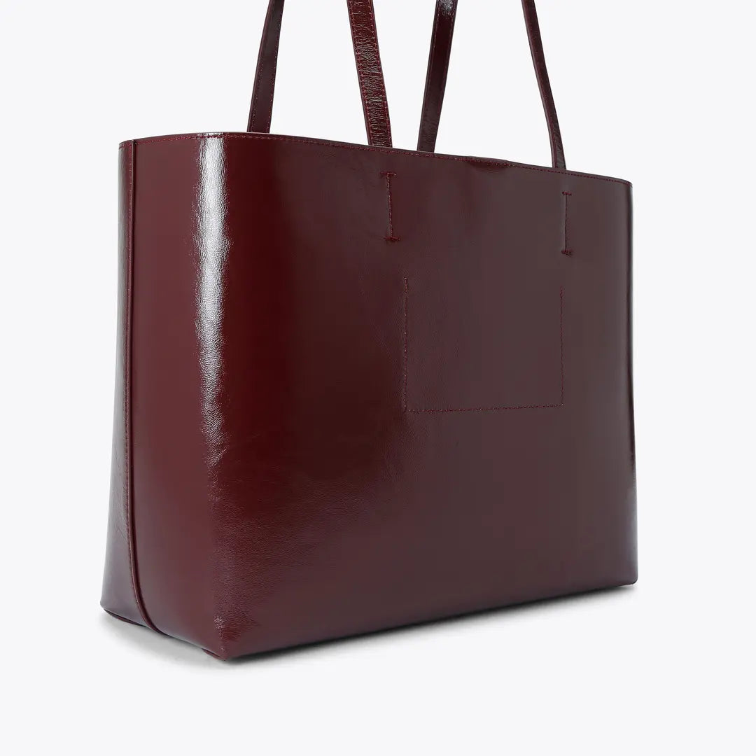 Kurt Geiger large chelsea shopper bag in Dark Brown