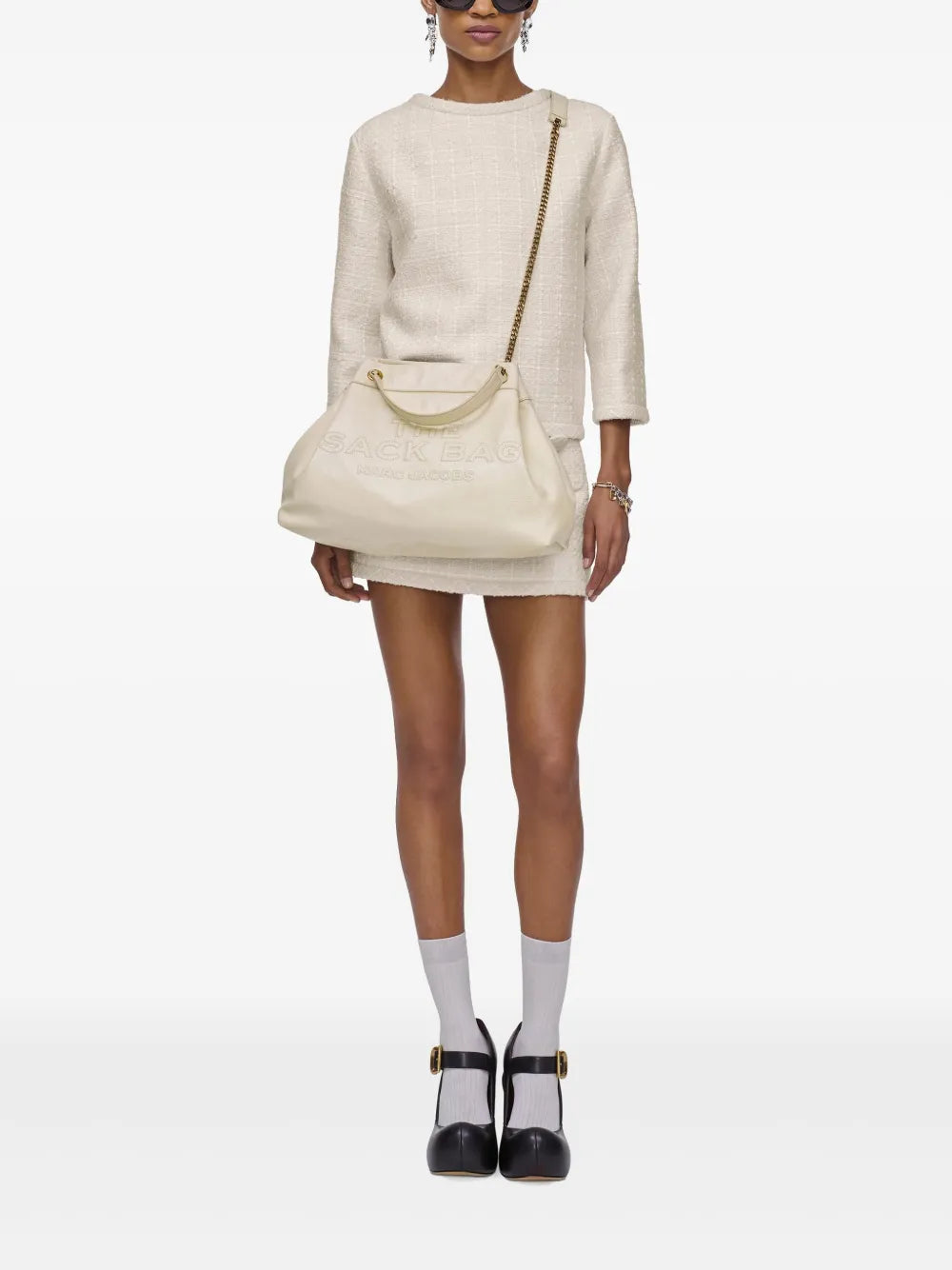 Marc Jacob The Large Chain Sack bag in White