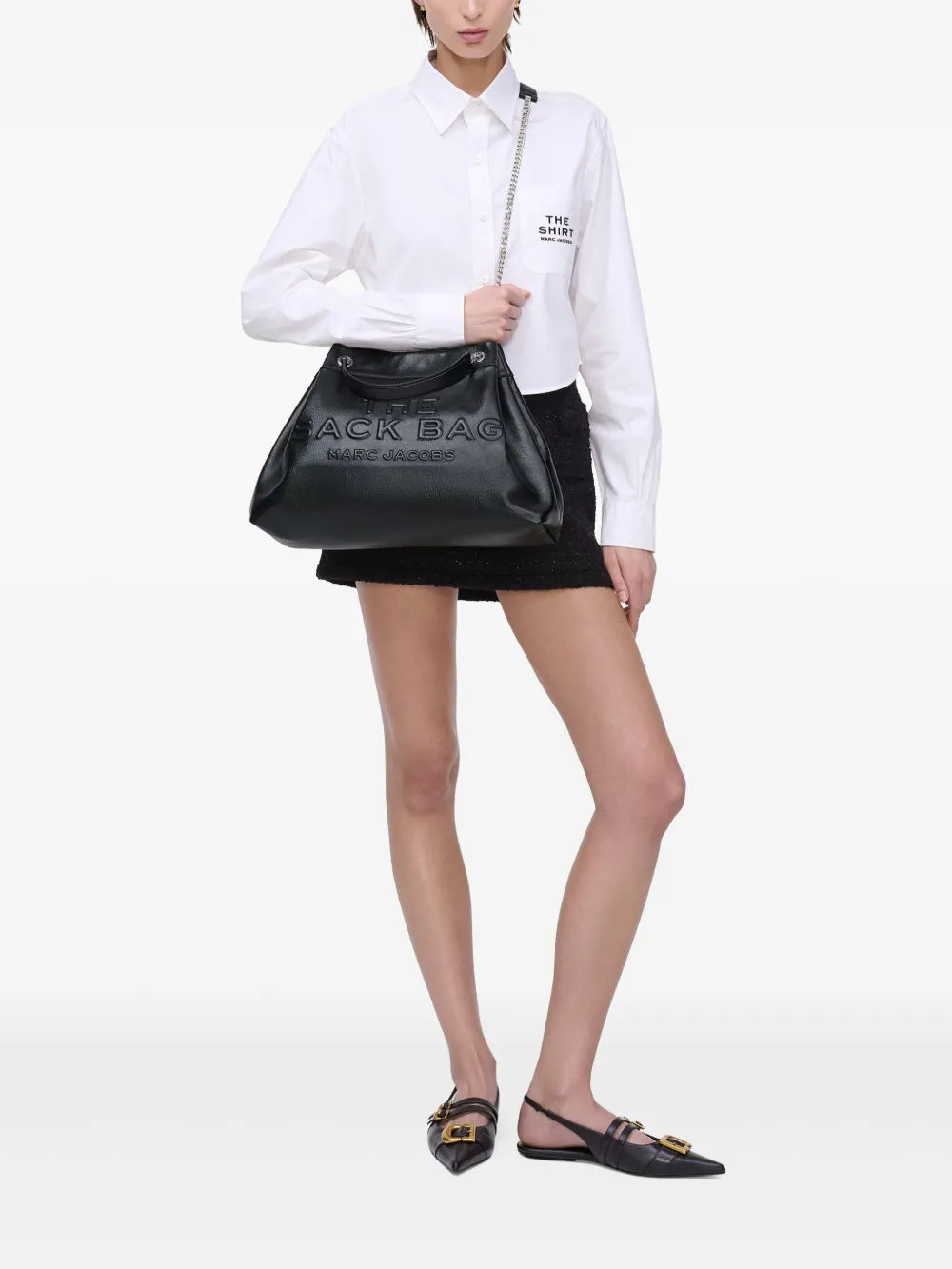 Marc Jacob The Large Chain Sack bag in Black