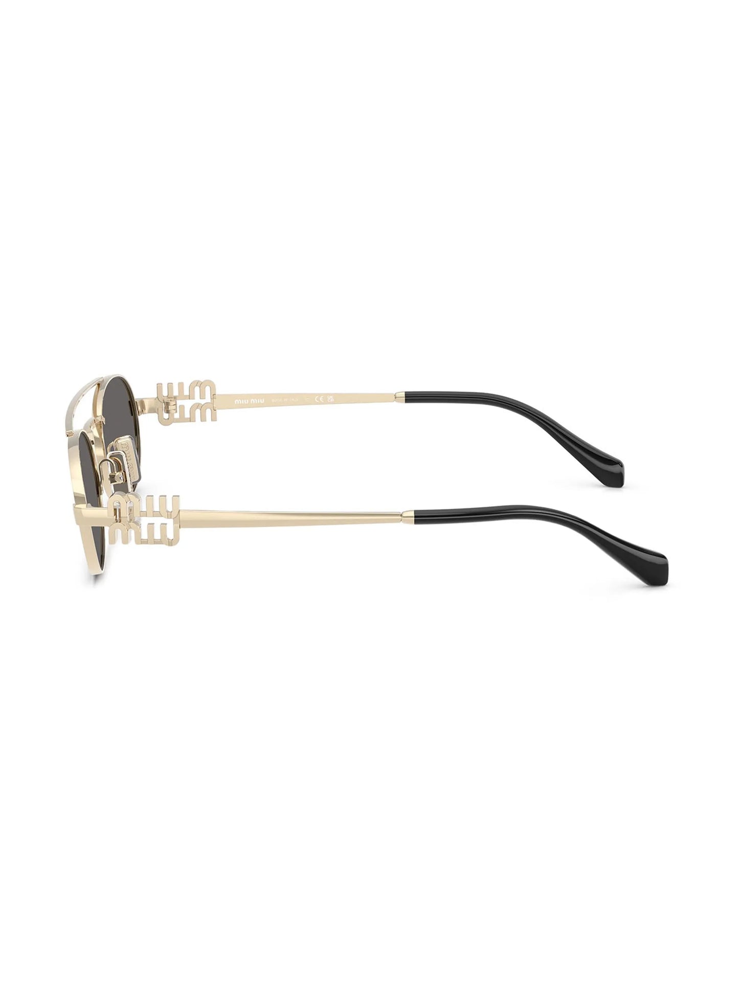 Miu Miu Eyewear logo-lettering sunglasses