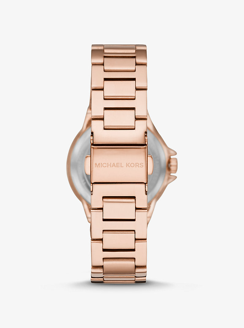 Michael Kors Mini Camille Pavé Rose Gold-Tone Watch MK6845