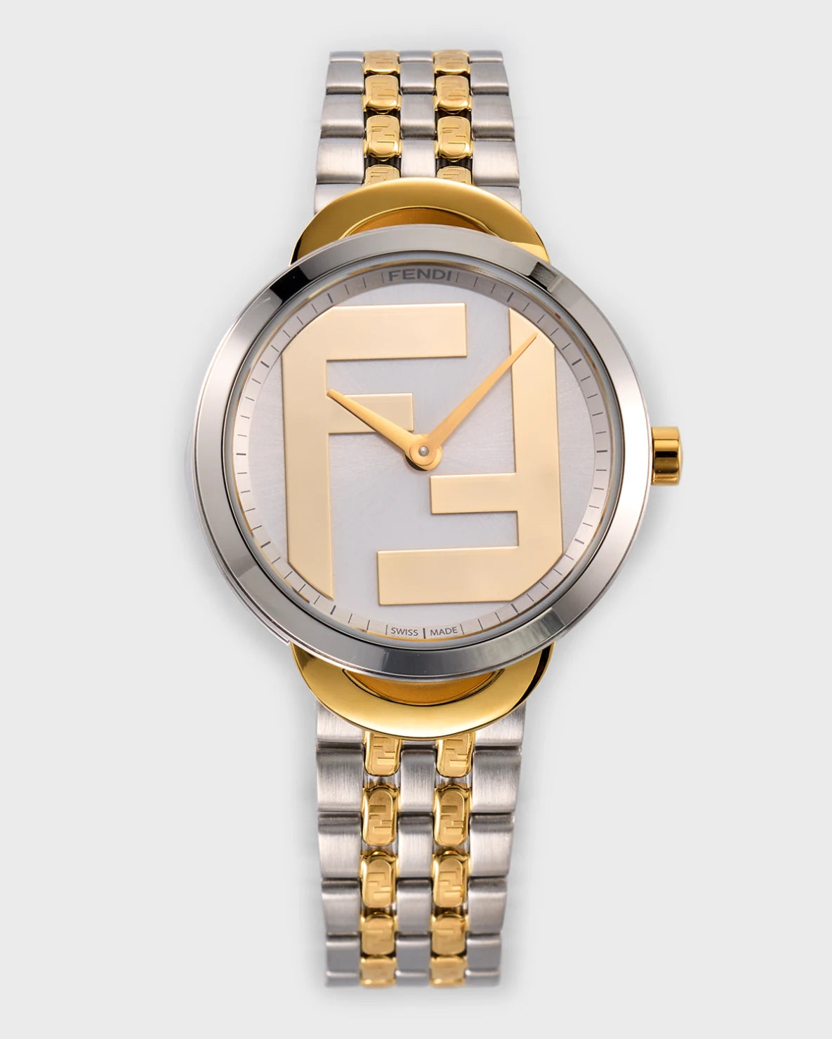 Fendi 30mm Two Tone Bracelet Watch