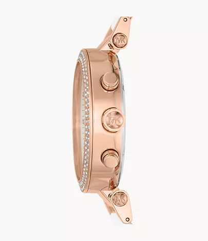 Michael Kors Women's Parker Chronograph Two-Tone Stainless Steel Glitz Watch mk5774