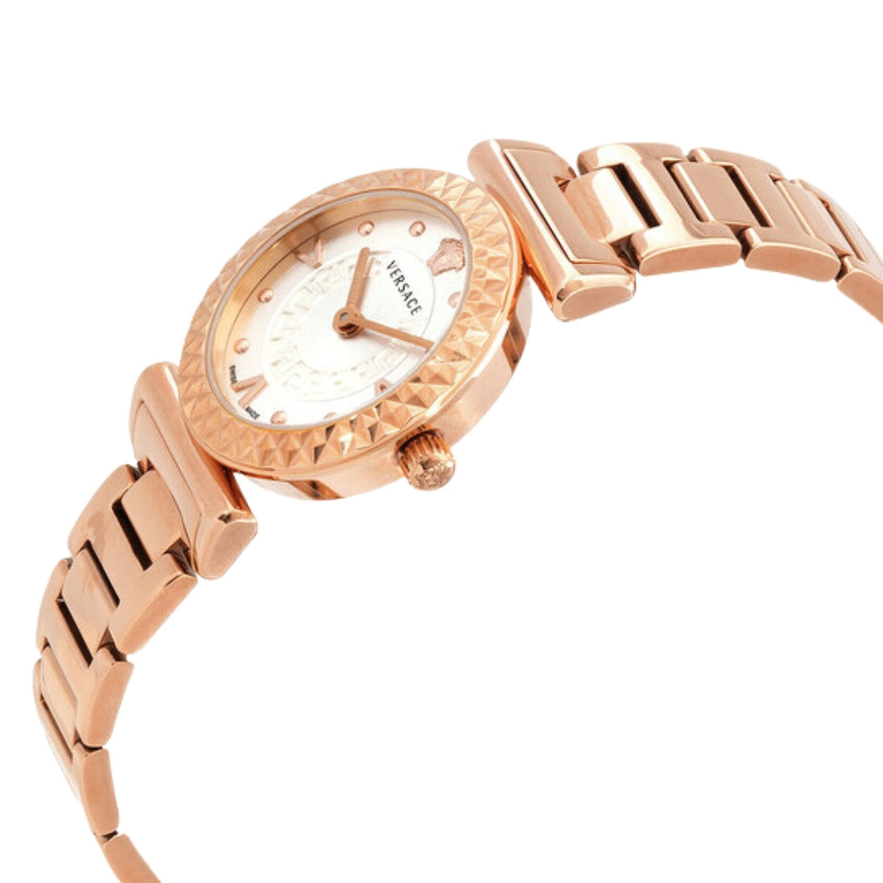 Versace Watch VEAA00618 | White Dial Stainless Steel | Ladies Watch | 27MM DIAL COLOR WHITE.
