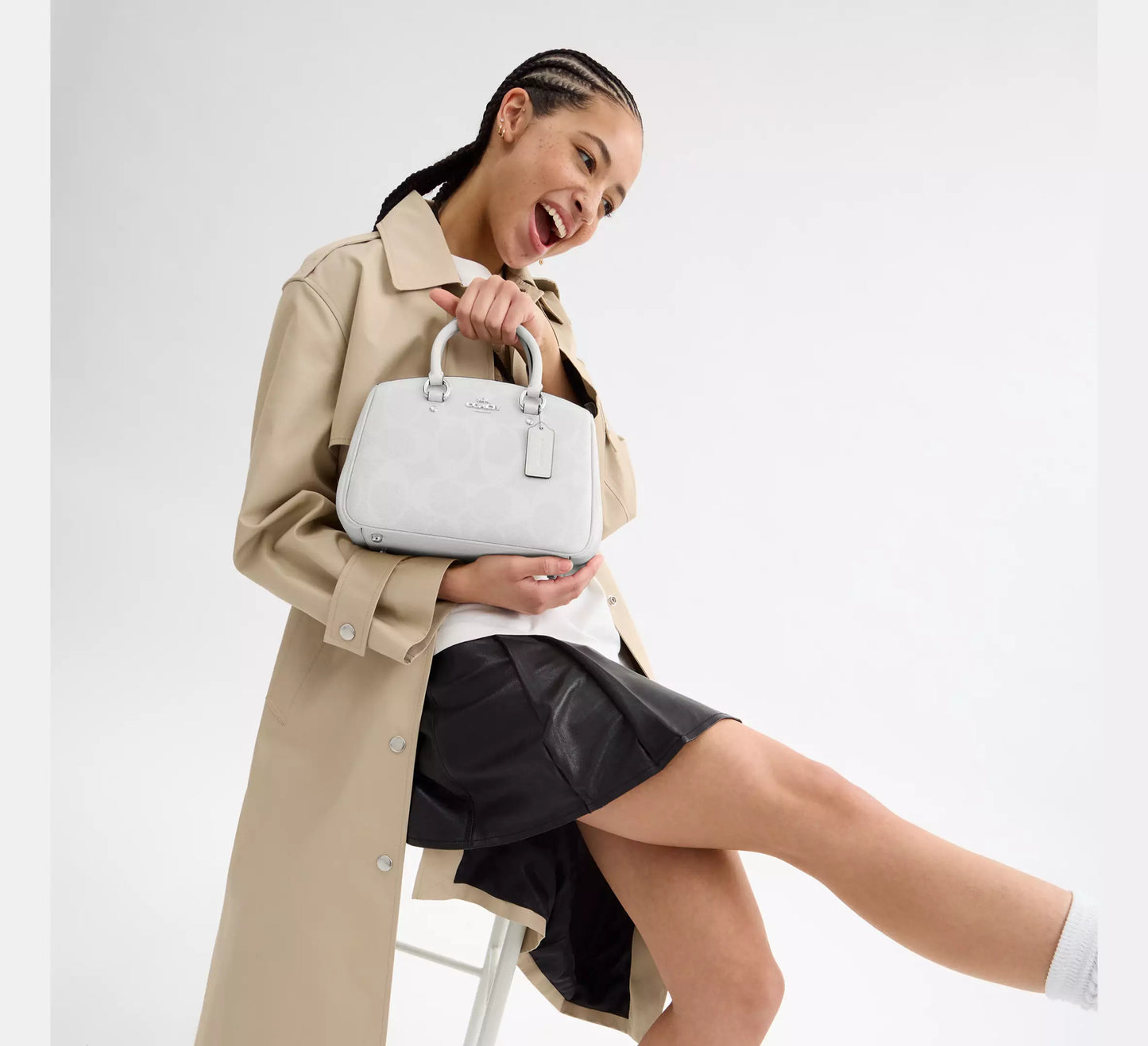 Savannah Small Carryall Bag In Signature Canvas