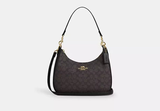 Coach teri Hobo Bag In Signature Canvas
