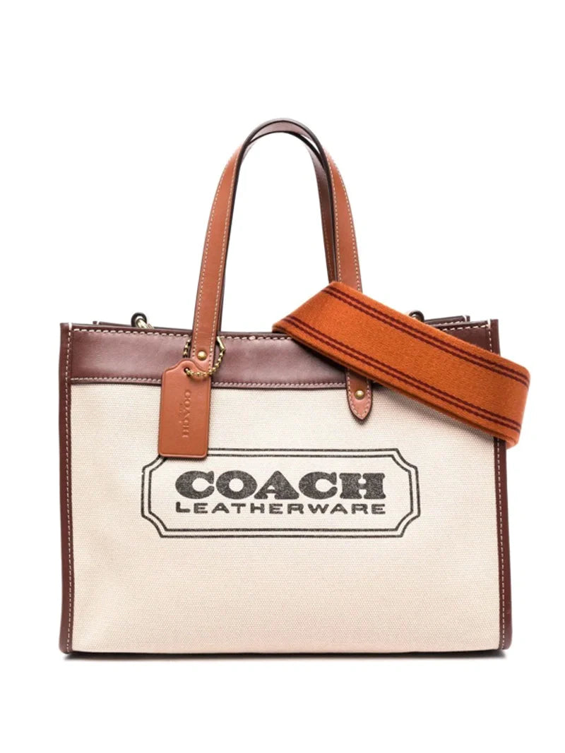 COACH FIELD TOTE 30 IN COLORBLOCK WITH COACH BADGE – Bags&More