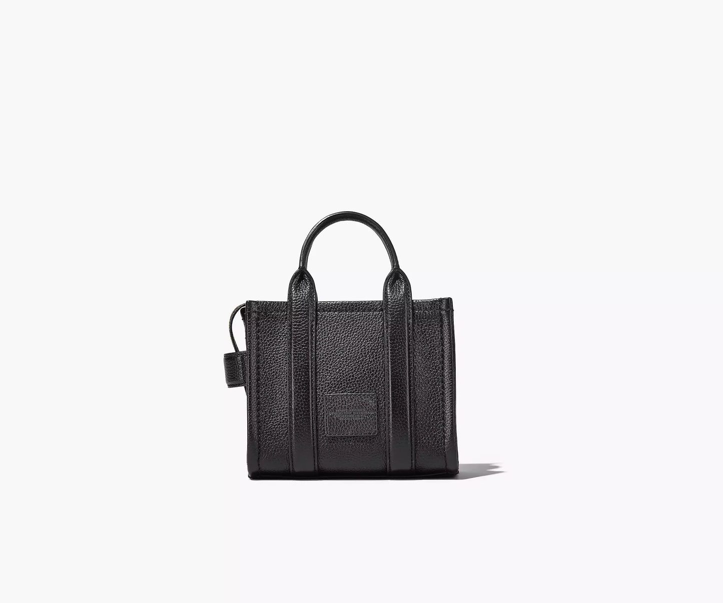 MARC JACOBS THE LEATHER MINI TOTE BAG (BLACK)