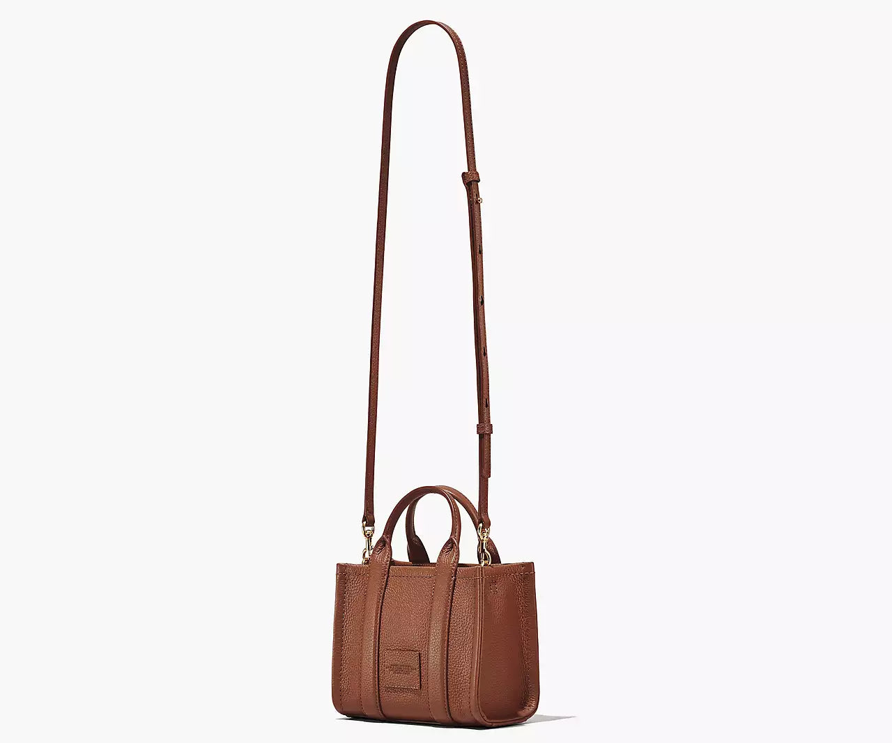 MARC JACOBS THE LEATHER MINI TOTE BAG (ARGAN OIL)