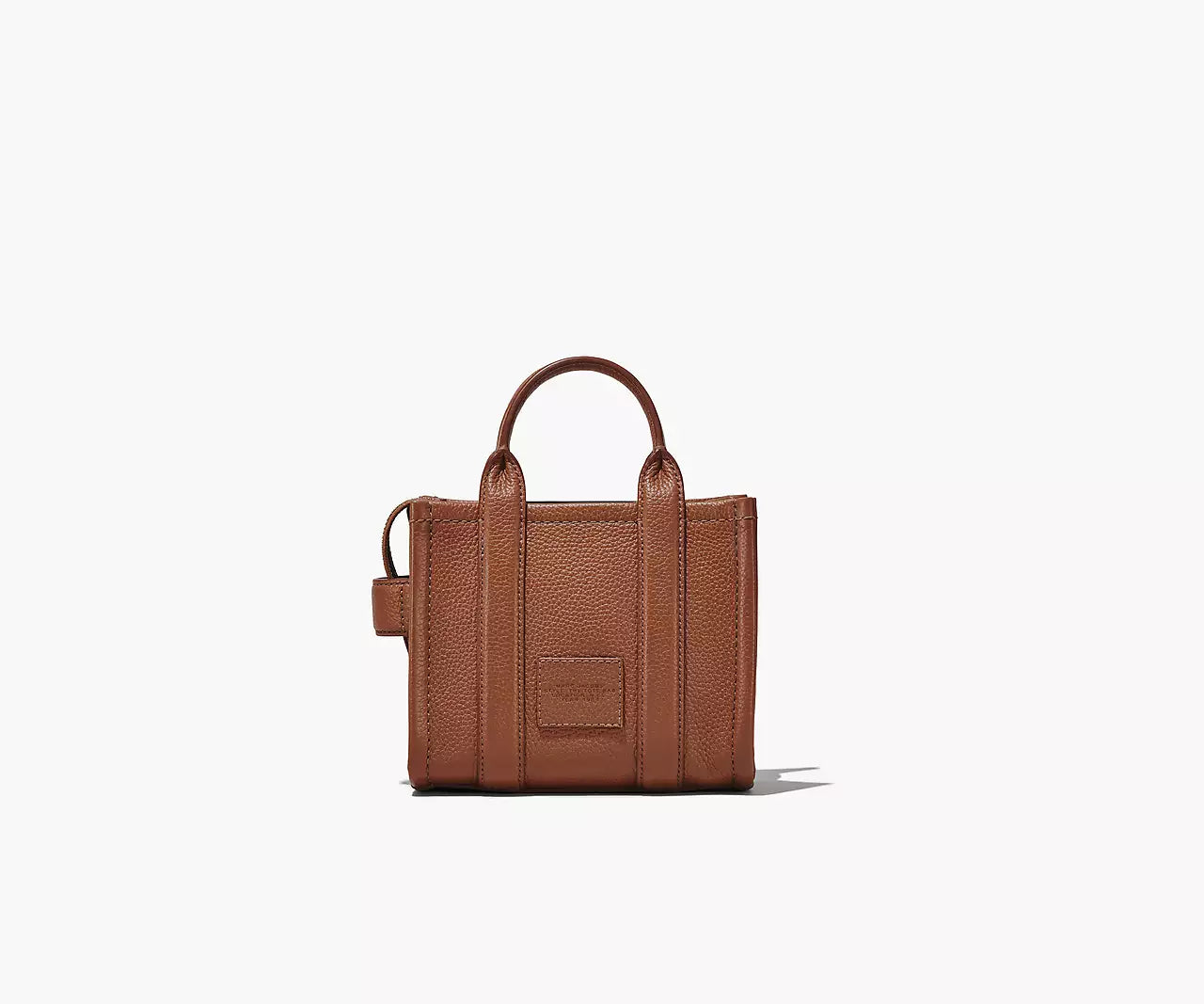 MARC JACOBS THE LEATHER MINI TOTE BAG (ARGAN OIL)