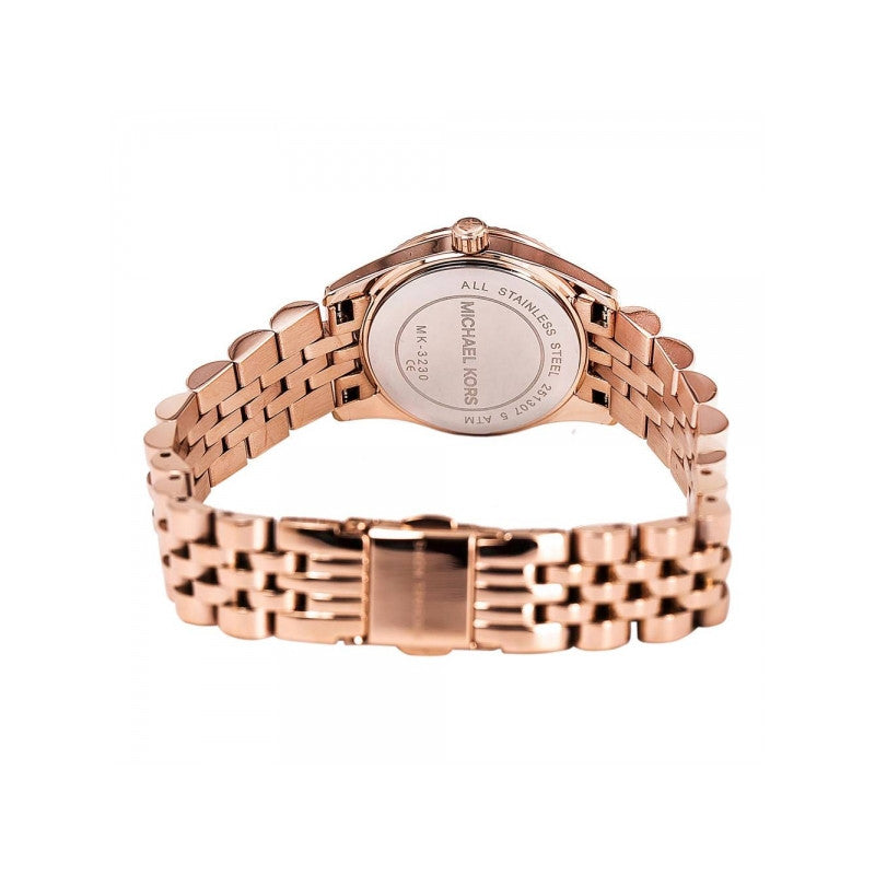 Michael Kors Women’s Quartz Stainless Steel White Dial 26mm Watch MK3230