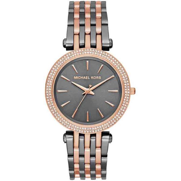 Michael Kors Women’s Quartz Stainless Steel Grey Dial 33mm Watch MK3584