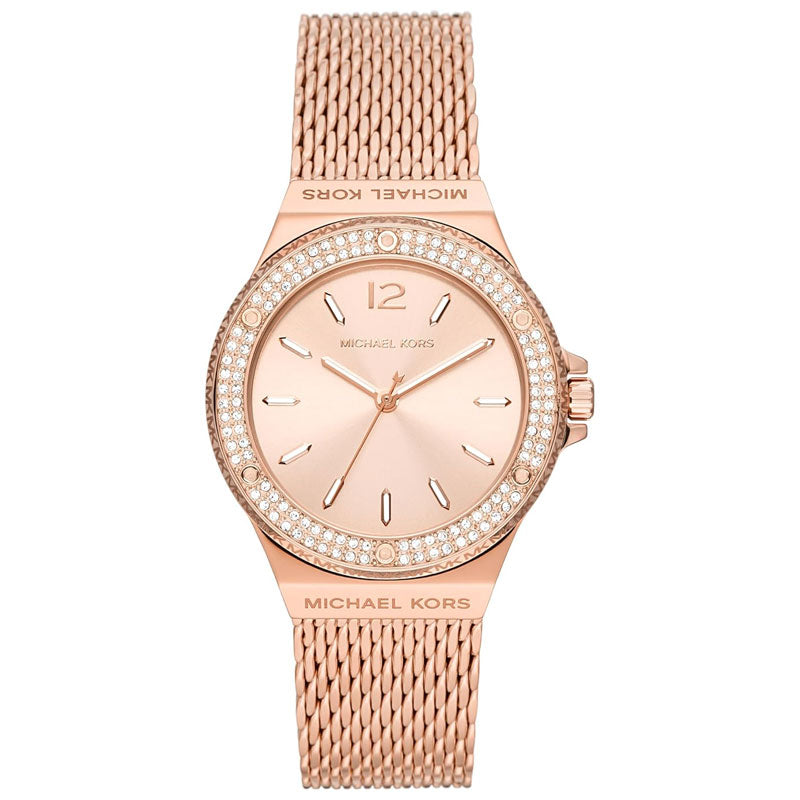 Michael Kors Women’s Quartz Rose Gold Stainless Steel Rose Gold Dial 37mm Watch MK7336