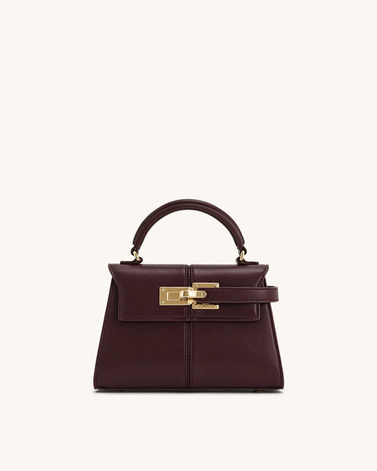 JW PEI Elise Top Handle Bag - Deep Burgundy