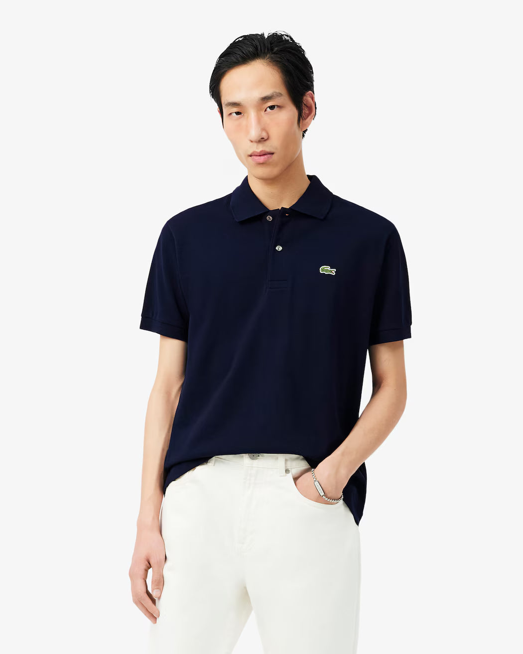 Lacoste Classic Fit Polo Shirt in Navy Blue