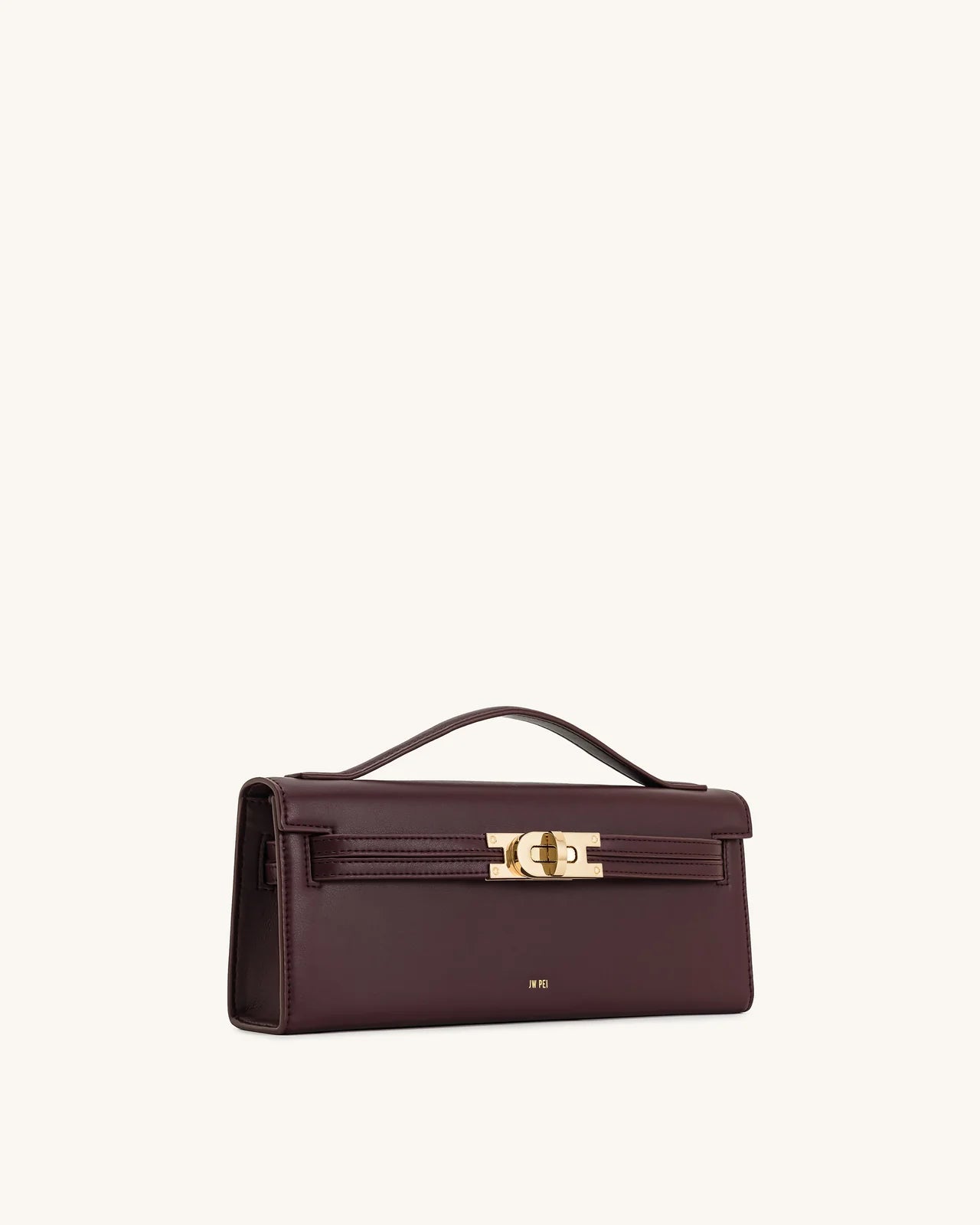 JW PEI Bria Structured Top Handle Bag - Deep Burgundy