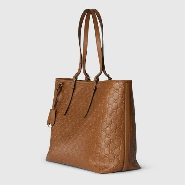 GUCCI gg emblem large tote bag