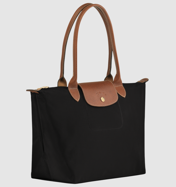 Long Champ Le Pliage Original Medium Tote bag Black