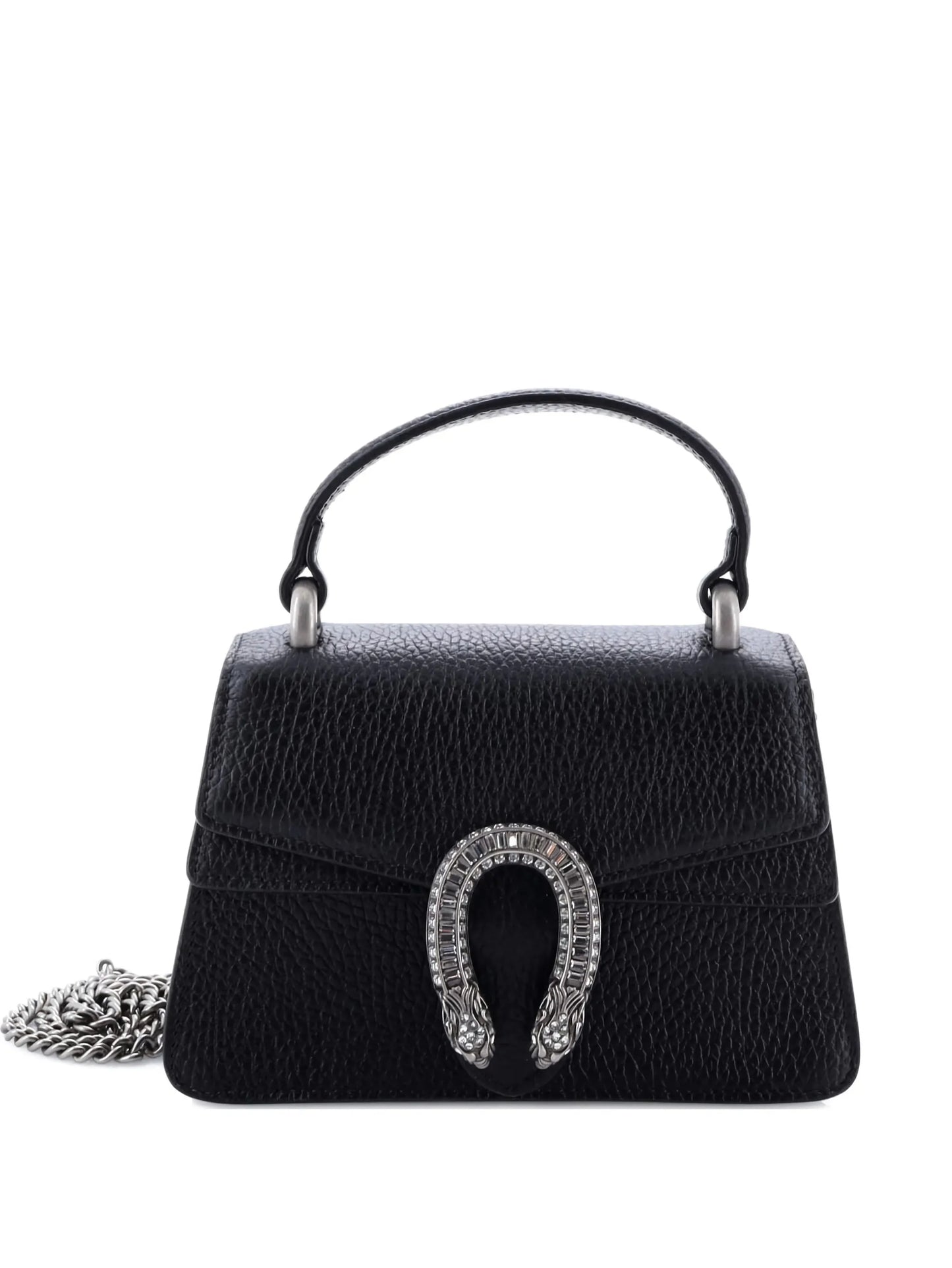 GUCCI Dionysus Top Handle Bag Leather with Crystals Mini satchel