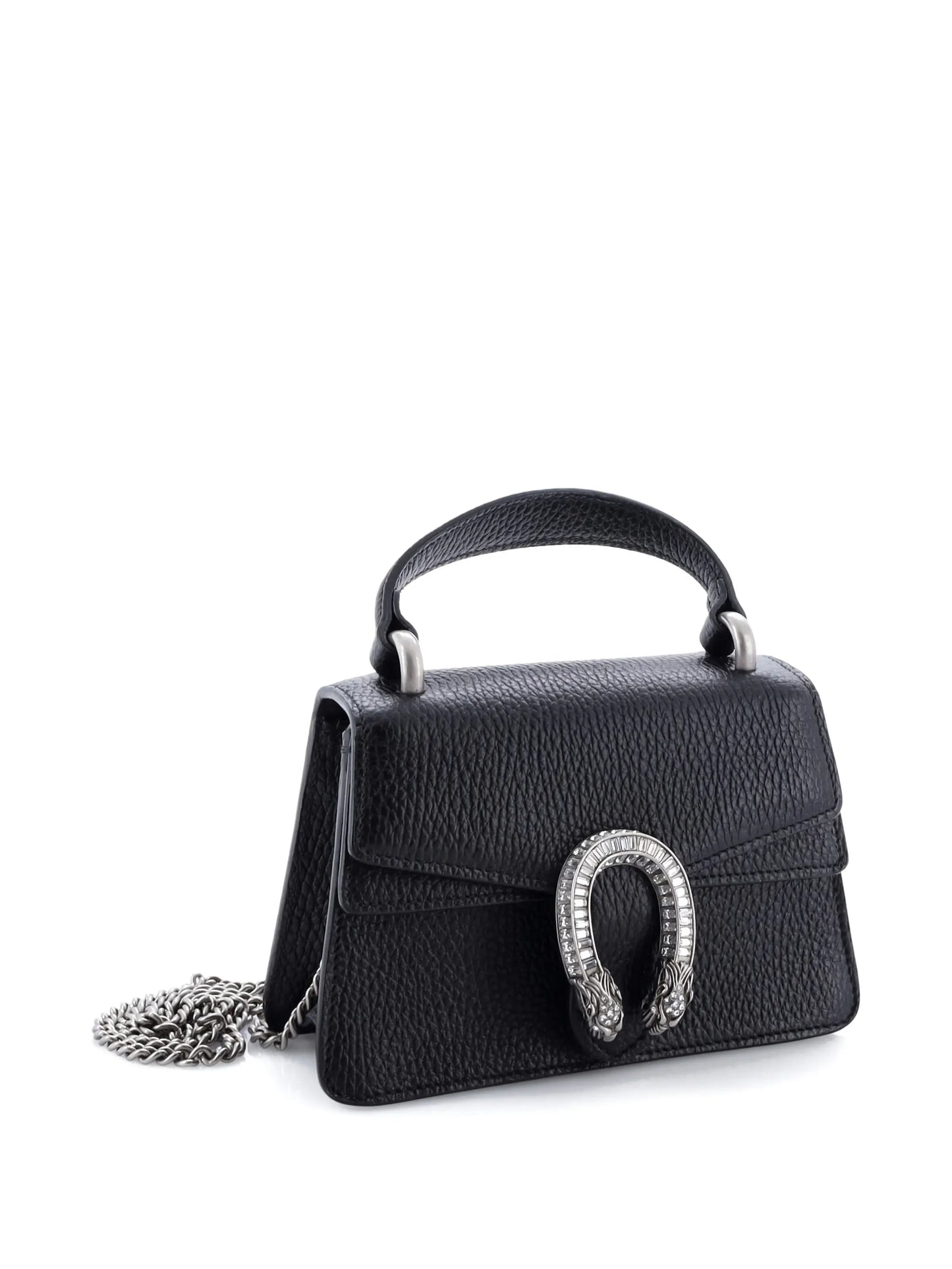 GUCCI Dionysus Top Handle Bag Leather with Crystals Mini satchel