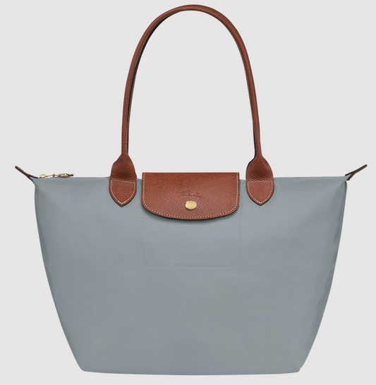 Long Champ Le Pliage Original Medium Tote bag Steel Color