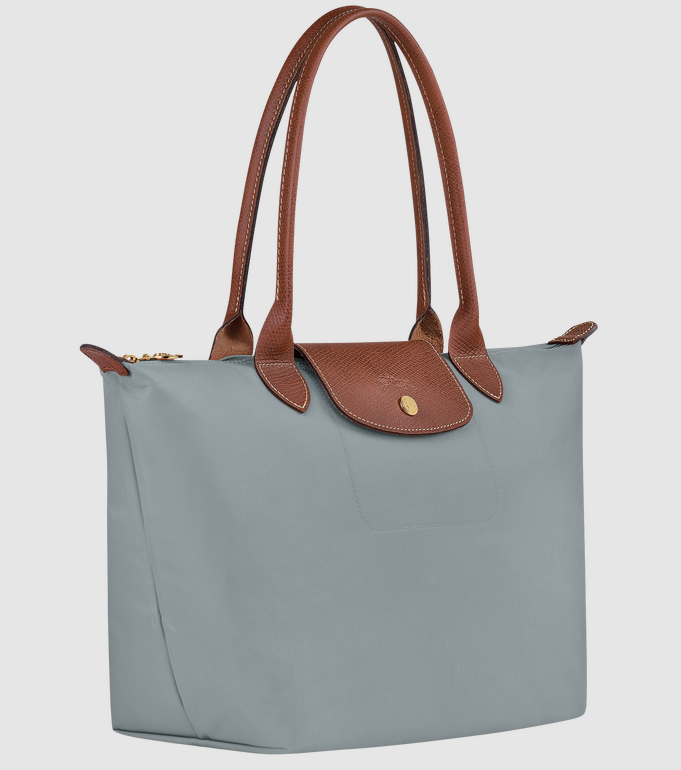 Long Champ Le Pliage Original Medium Tote bag Steel Color