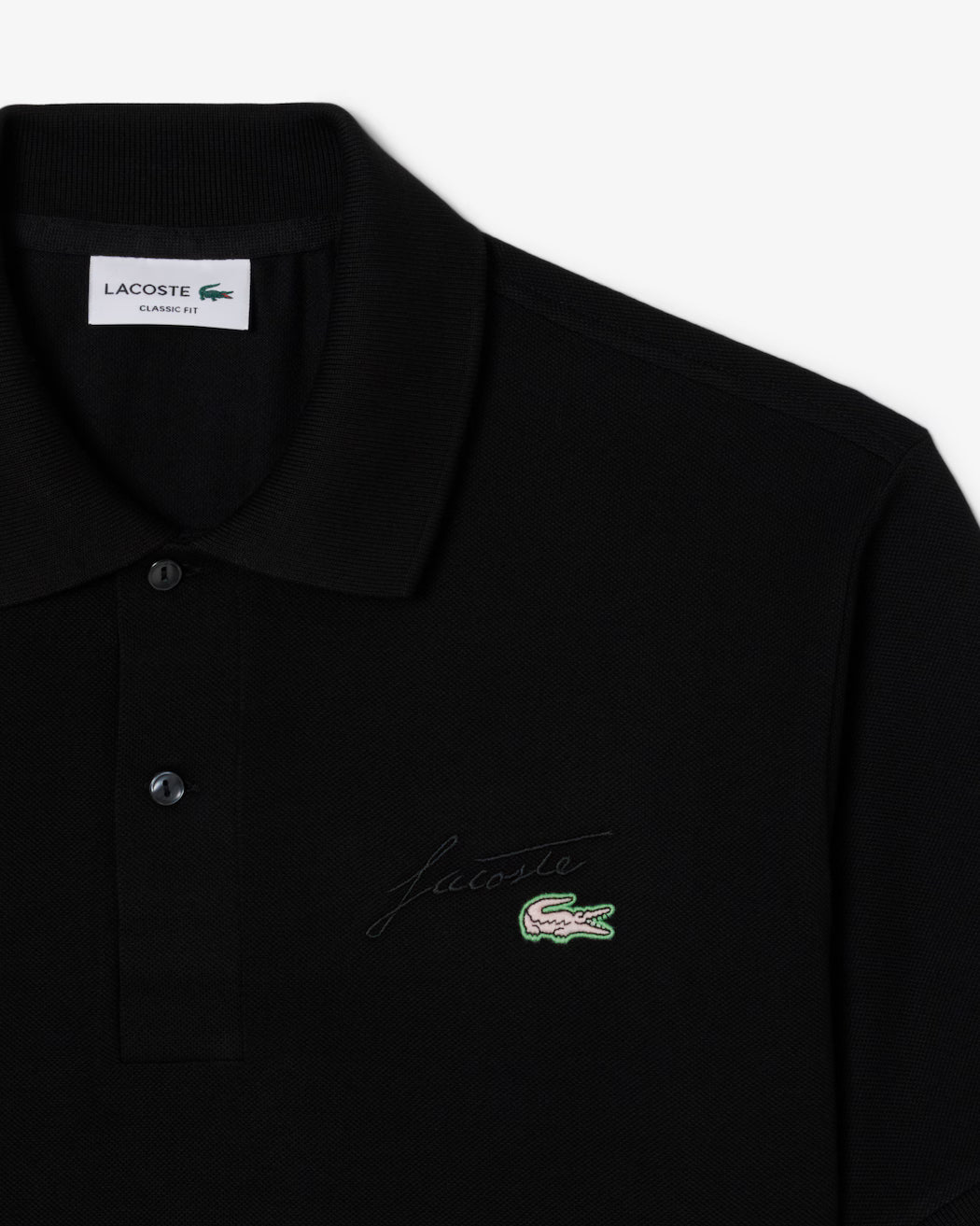 Lacoste Classic Fit Polo Shirt in Black