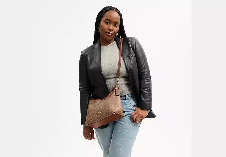 Coach Laurel Shoulder Bag In Signature Canvas