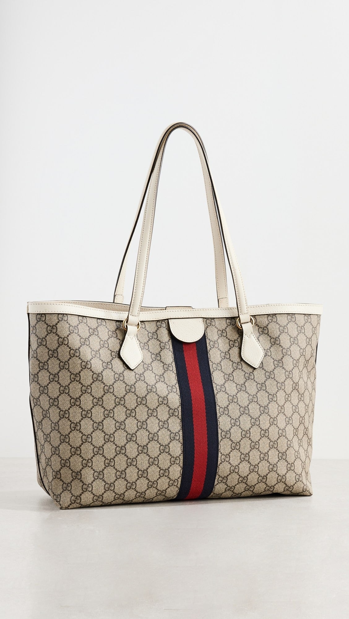 Gucci Ophidia Tote Bag, GG Supreme Canvas