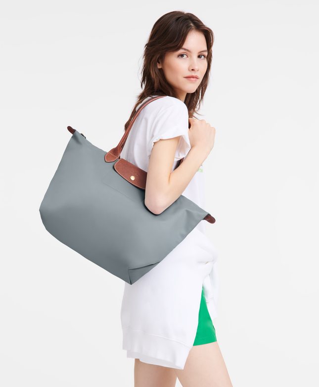 Long Champ Le Pliage Original Large Tote bag Steel Color