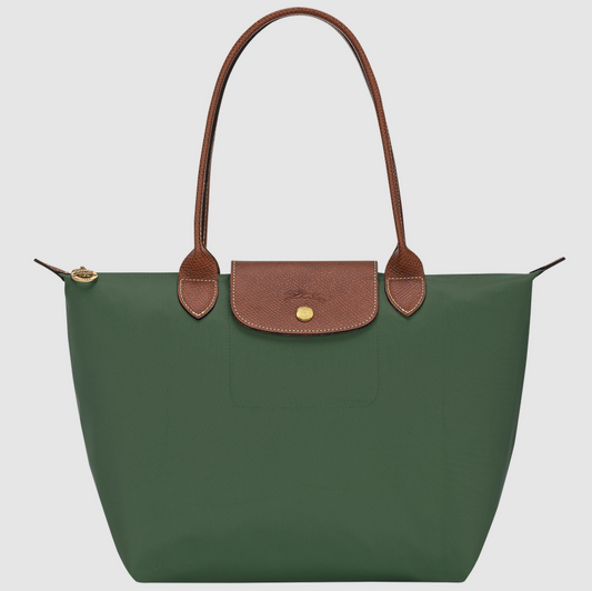 Long Champ Le Pliage Original Medium Tote bag British Green